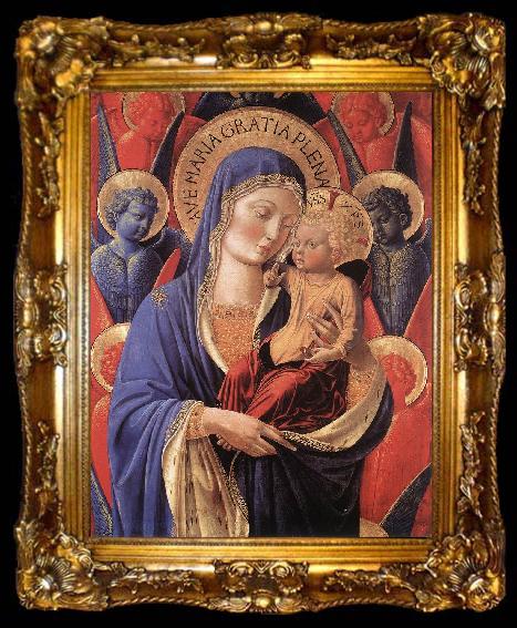framed  GOZZOLI, Benozzo Madonna and Child gh, ta009-2